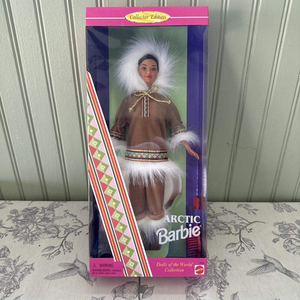 Vintage Arctic Barbie 1996 Mattel Dolls of the World Collector Edition 16495 NEW